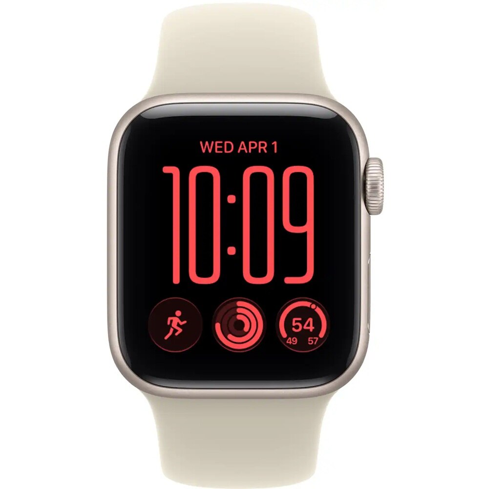 Apple Watch SE 3 (GPS) 40mm Aluminum Case with Sand Sport Band - M