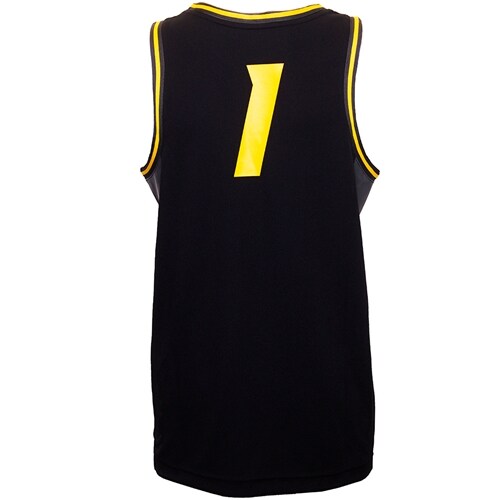 Mizzou #1 Nike® Black and Gold Basketball Jersey