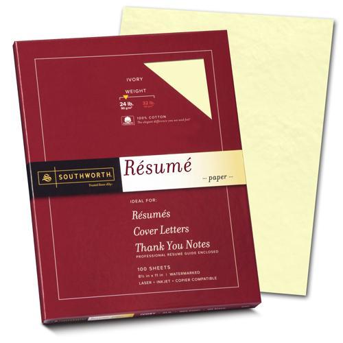 100 Cotton 24lb Ivory resume Paper - 76842 Media 01 