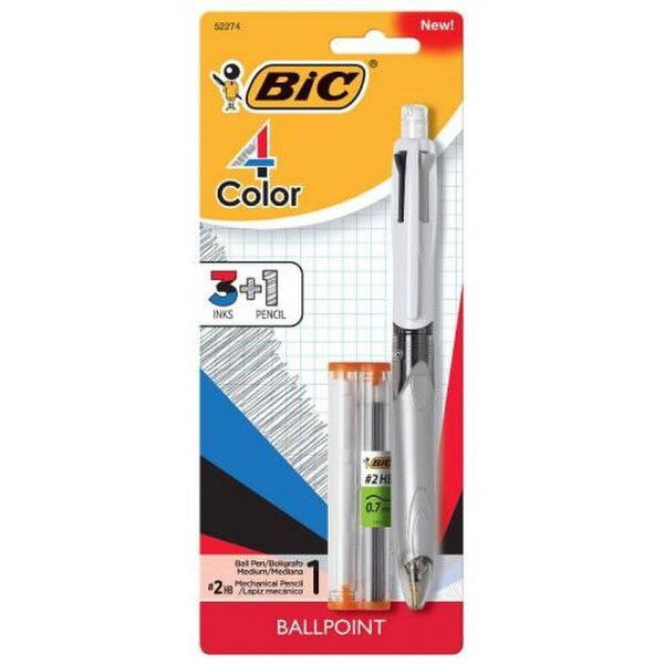 BIC 4 Color Pen with Pencil The Mizzou Store