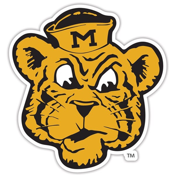 2"x4") Tigers, Team Mascot, Embroidered, Iron